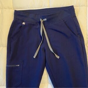 Figs Women's Zamora Navy Blue Jogger Scrub Pants | Technical Collection